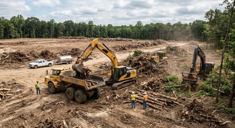 Commercial Lot Clearing in Marietta, GA