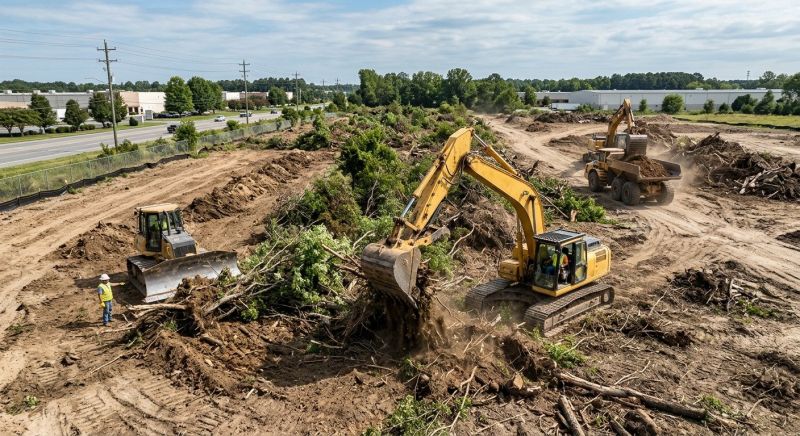 Commercial Property Clearing in Katy, TX