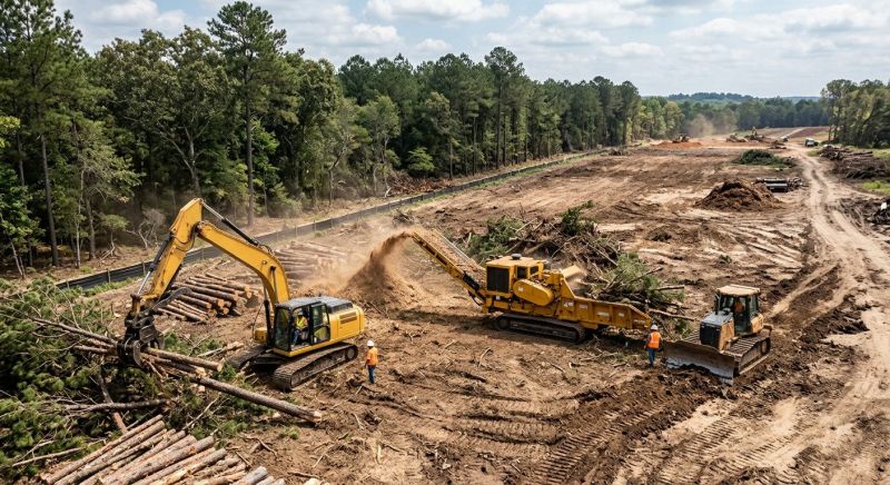 Commercial Property Clearing in Katy, TX