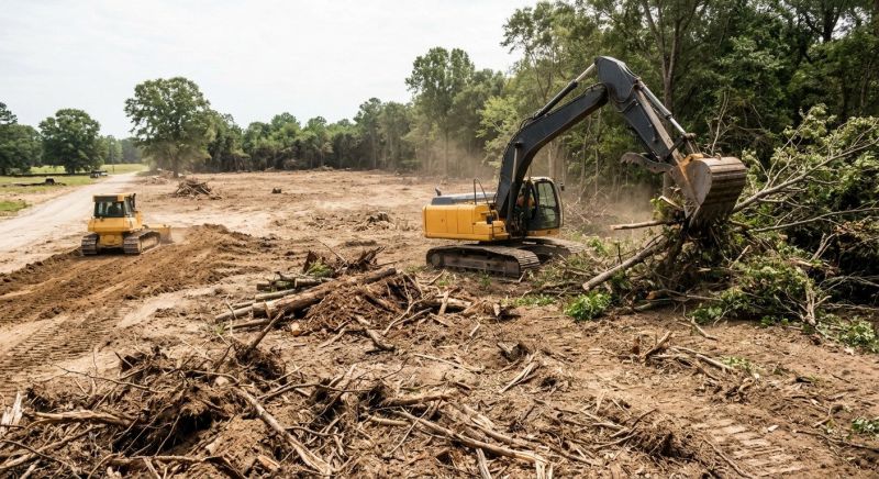 Commercial Site Clearing in Katy, TX