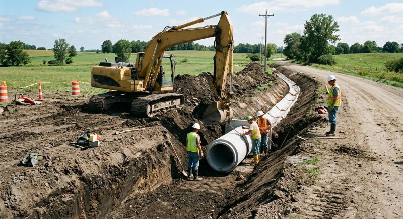 Drainage Ditch Excavation in Salt Lake City, UT