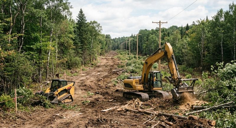 Easement Land Clearing in Marietta, GA