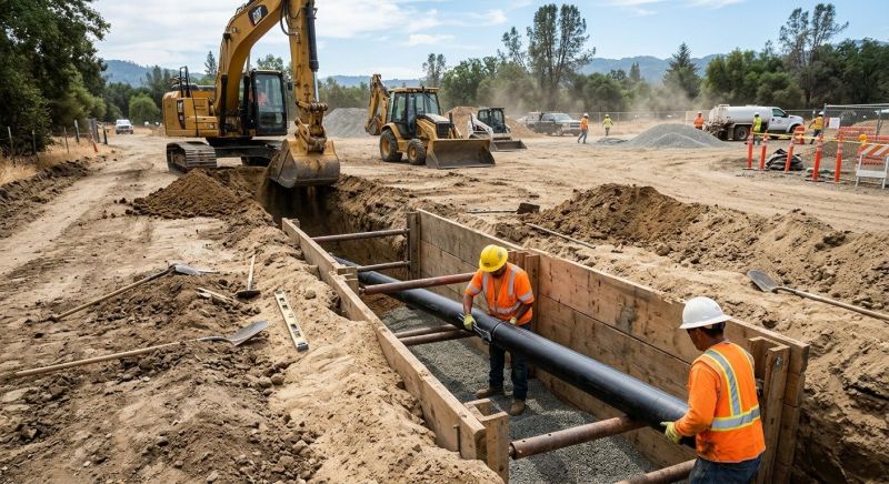 Gas Line Excavation in Houston, TX