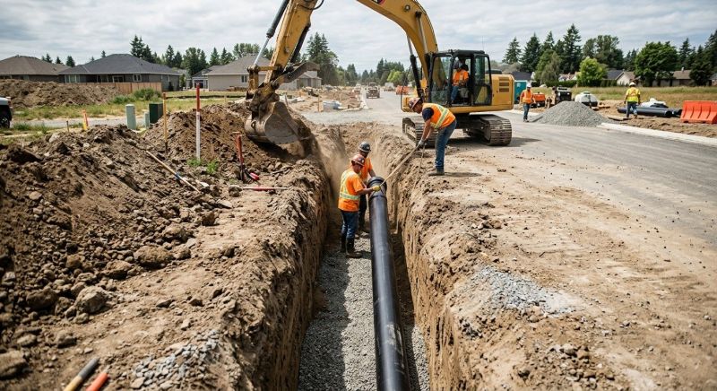 Gas Line Excavation in Houston, TX