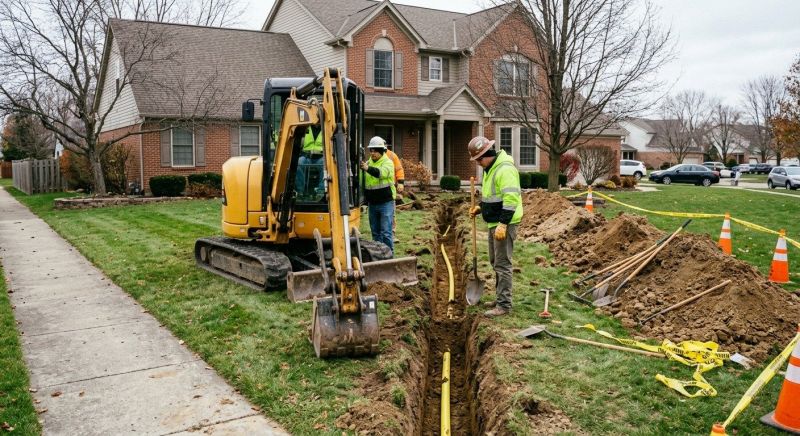 Gas Line Excavation in Salt Lake City, UT
