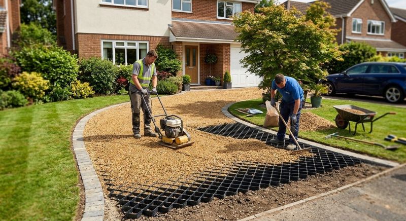 Gravel Patio Installation in Calvert County, MD