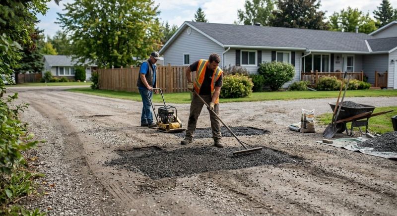 Gravel Pothole Filling in Waldorf, MD