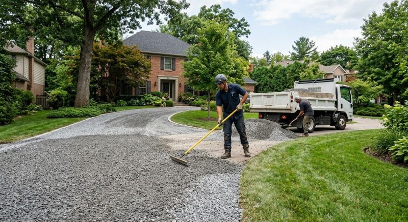 Gravel Pouring in Waldorf, MD