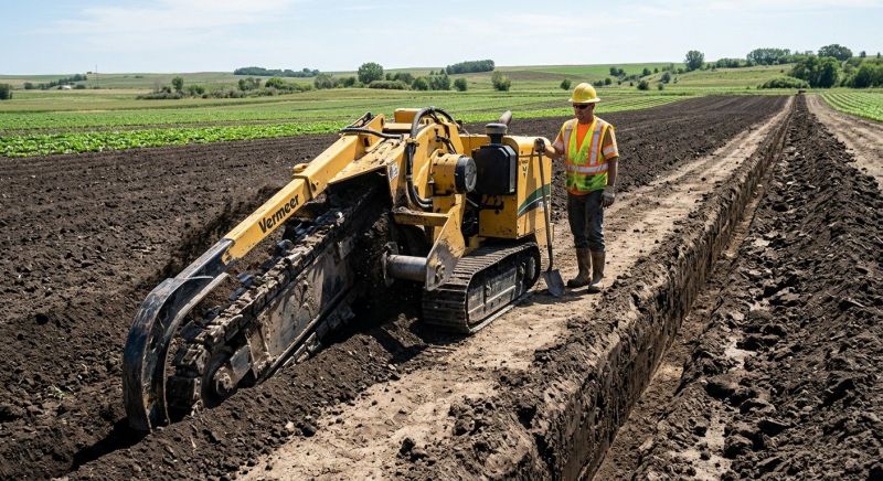 Irrigation Trenching in Houston, TX