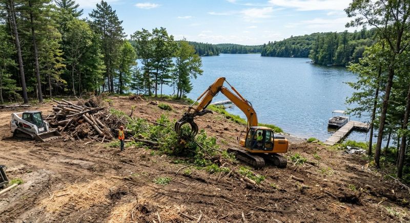 Lakefront Property Clearing in Marietta, GA