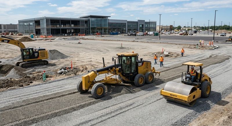 Parking Lot Gravel Repair in Suwanee, GA