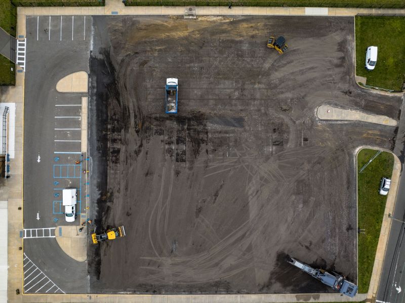 Parking Lot Gravel Repair in Roswell, GA
