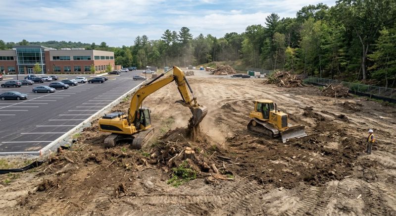 Parking Lot Land Clearing in Atlanta, GA