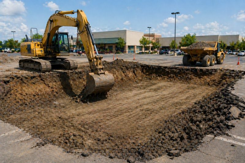 Parking Lot Leveling in Davis County, UT