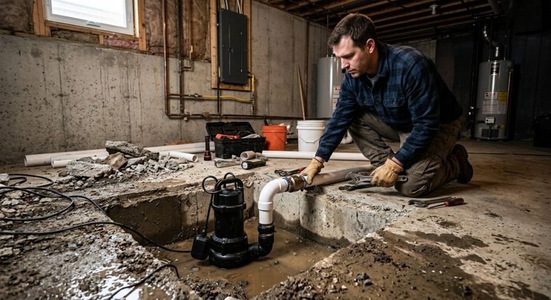 Sump Pump Installation in Huntsville, AL