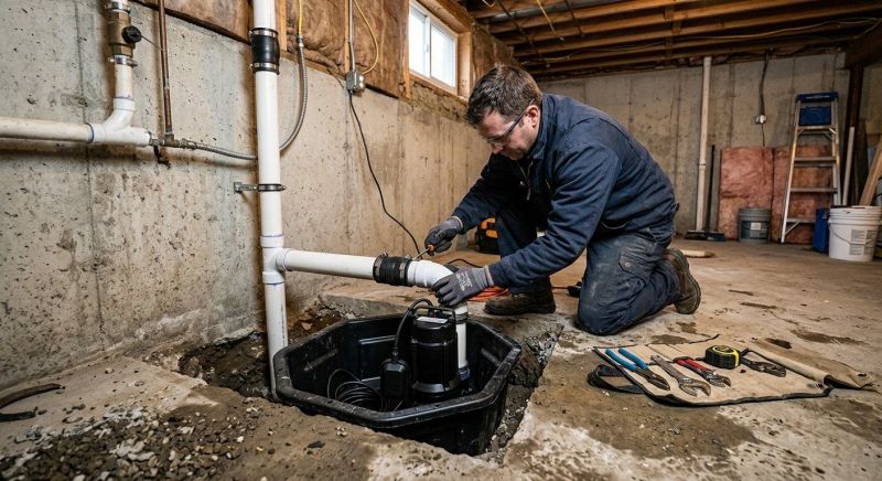 Sump Pump Plumbing in Des Moines, IA