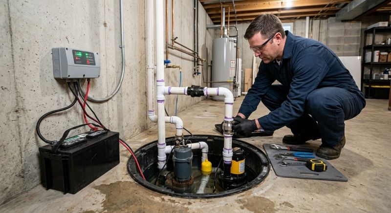 Sump Pump Plumbing in Huntsville, AL