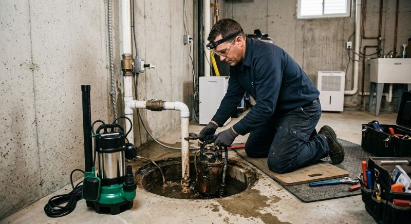 Sump Pump Relocation in Auburn, AL