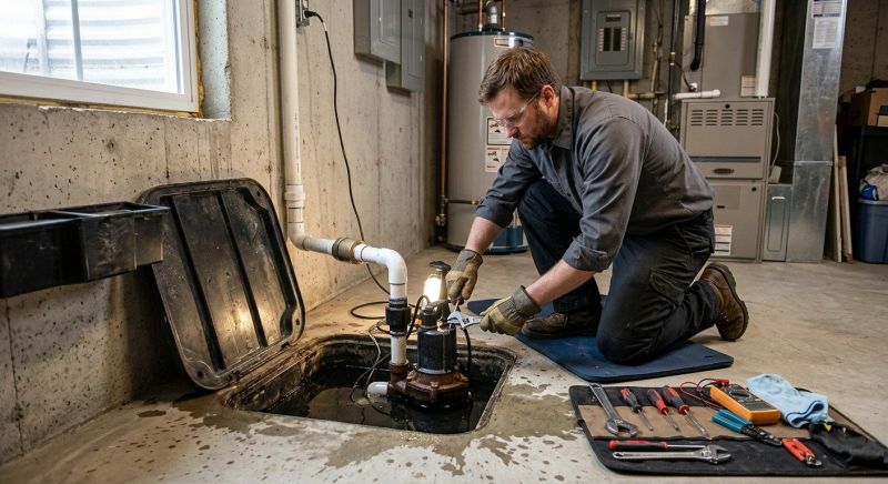 Sump Pump Relocation in Providence, RI