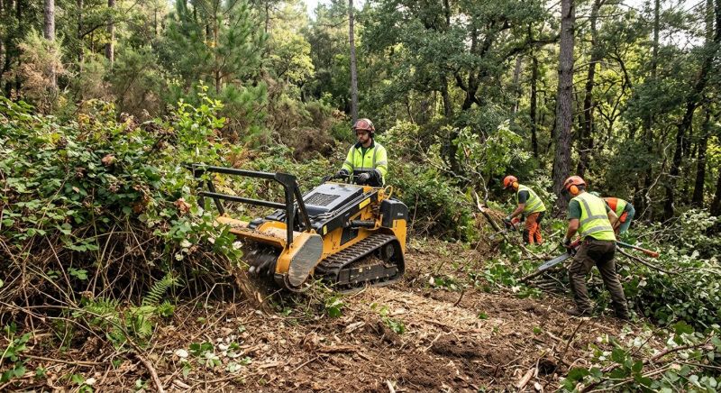 Underbrush Clearing in Marietta, GA